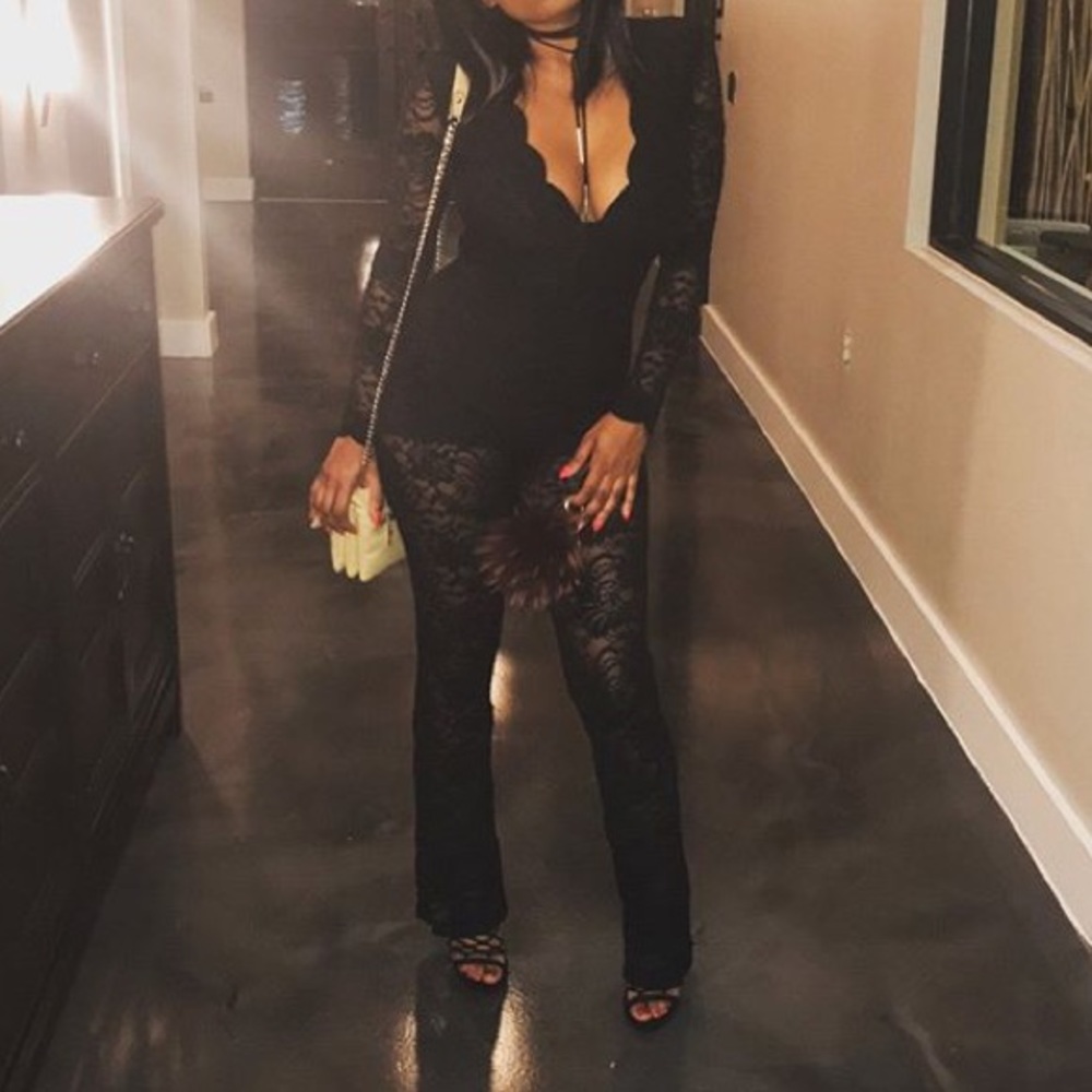 Black jumpsuit